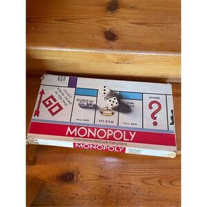Vintage 1973 PARKER BROTHERS Monopoly Board Game w/ Metal Tokens
